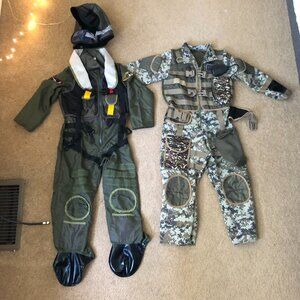 Two Boy Military Army Costumes